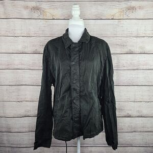 J. Crew Men's Broken In Washed Worn Zip Snap Front Chino Deck Barn Jacket Large